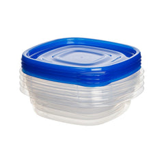 Square Take Along Food Conatiner Bowls (Pack of 4)