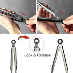 Heat-Resistant Tongs Ultimate Kitchen Companion for Safe and Effortless Cooking