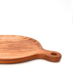 Round Shape Wooden Pizza Platter Tray