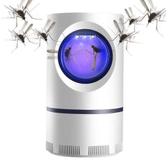 Electric Mosquito Trap Blue Light Mosquito Killer Lamp with USB Power Suction Fan No Zapper Child Safe
