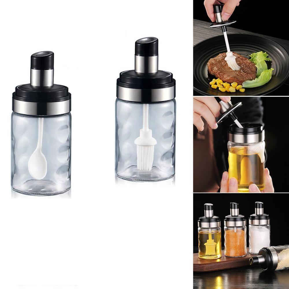 Transparent Seasoning Condiment Bottle