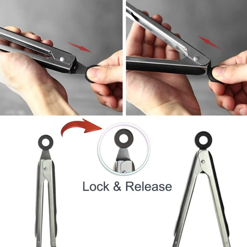 Heat-Resistant Tongs Ultimate Kitchen Companion for Safe and Effortless Cooking