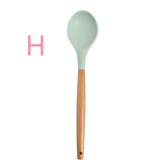 Skyish Silicone Kitchen Spoons