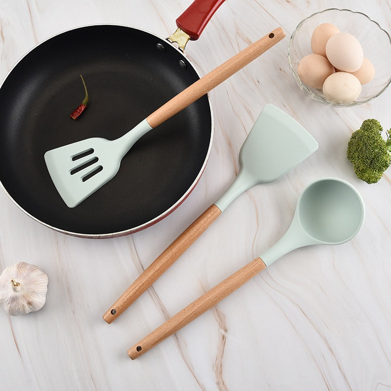 Skyish Silicone Kitchen Spoons
