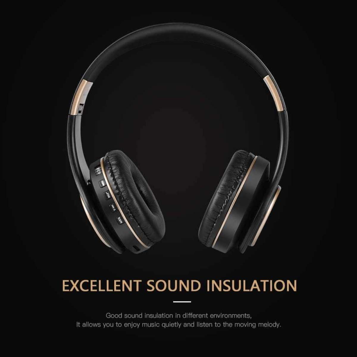 T8 Wireless Bluetooth Headphone Stereo Sport Headsets TF CARD support a variety of digital devices/plug and play headphone